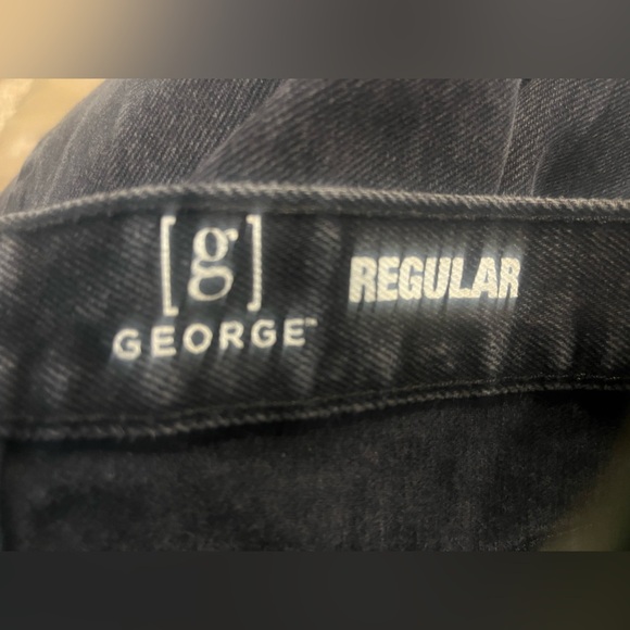 George Black Regular Fit Jeans 32x34 - Picture 3 of 4